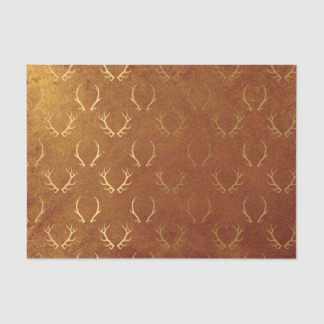 Papier Mousseline Thankesgiving Gold Foil (Recto)