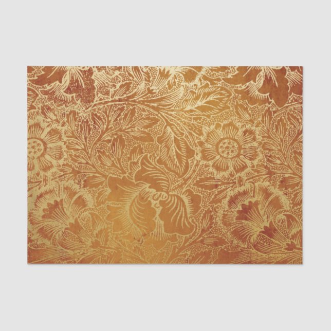 Papier Mousseline Thankesgiving Gold Foil (Recto)