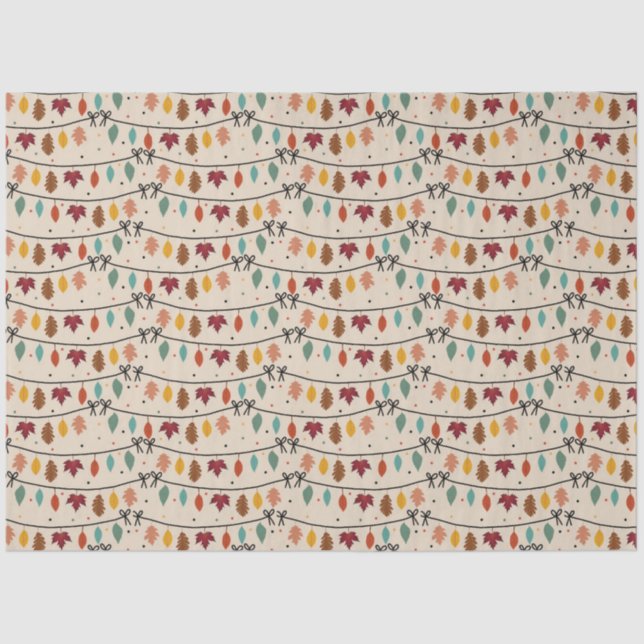 Papier Mousseline Thanksgiving Citrouille Series Design 35 (Recto)
