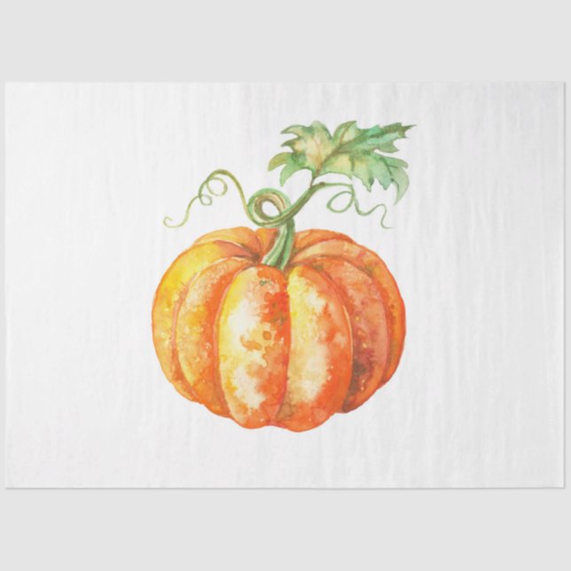 Papier Mousseline Thanksgiving Citrouille Series Design 43 (Recto)