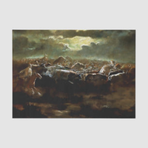 Papier Mousseline "The Dernier Stand" Art occidental de Charles M Ru