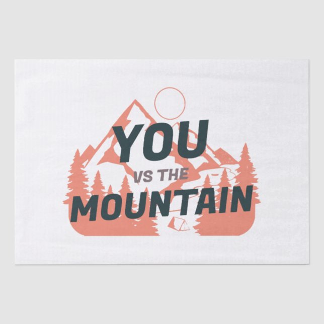 Papier Mousseline The Mountains are calling and I must go (Recto)