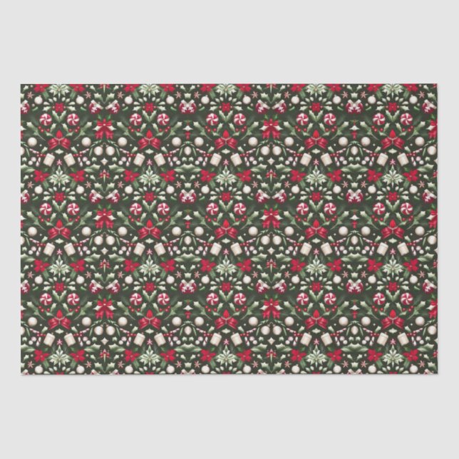 Papier Mousseline Thème de Noël (Recto)