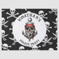 Thème pirate Soirée d'Adulte Crâne. NAUTICAL