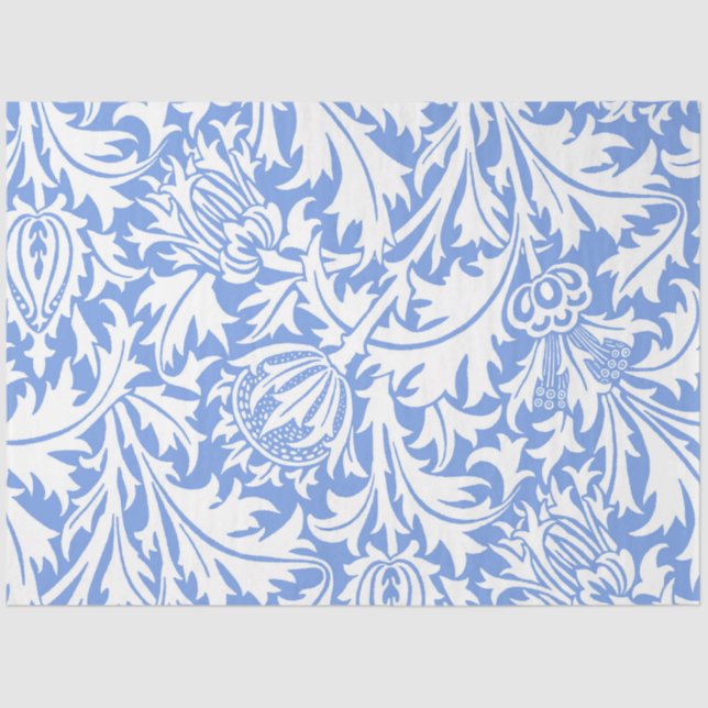 Papier Mousseline Thistle, William Morris (Recto)