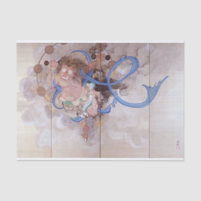 Papier Mousseline Thunder par Tomita Keisen (Recto)