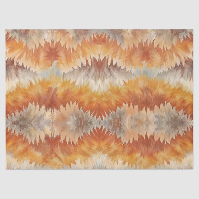 Papier Mousseline Tie Dye Organic Art (Recto)