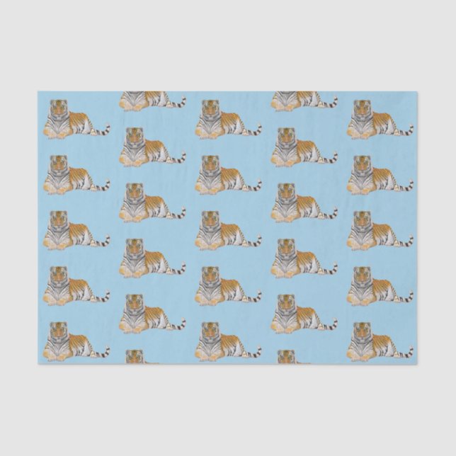 Papier Mousseline Tigre (Recto)