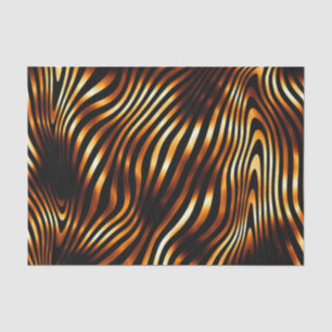 Papier Mousseline Tigre de feu