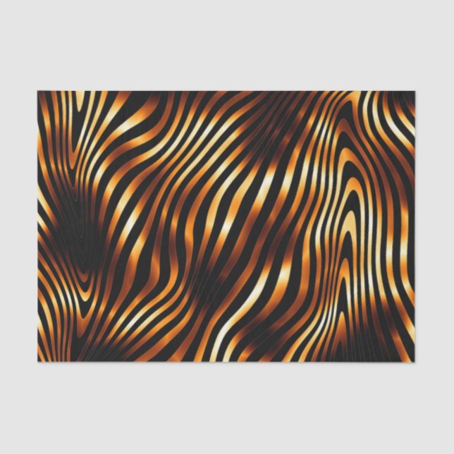 Papier Mousseline Tigre de feu (Recto)