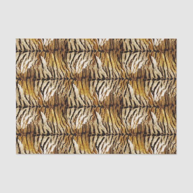 Papier Mousseline Tigre skin, stylish, tigre, striped, animal print (Recto)