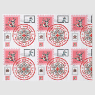 Papier Mousseline Timbres de Noël à thème médical et cliparts de fêt