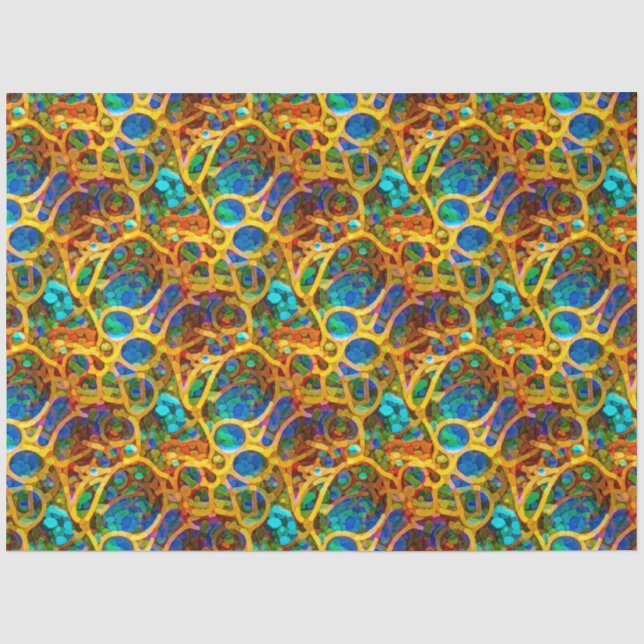 Papier Mousseline Tissu Alien, exemple (Recto)