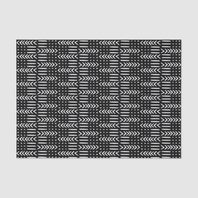 Papier Mousseline Tissu de boue de la flèche noire (Recto)