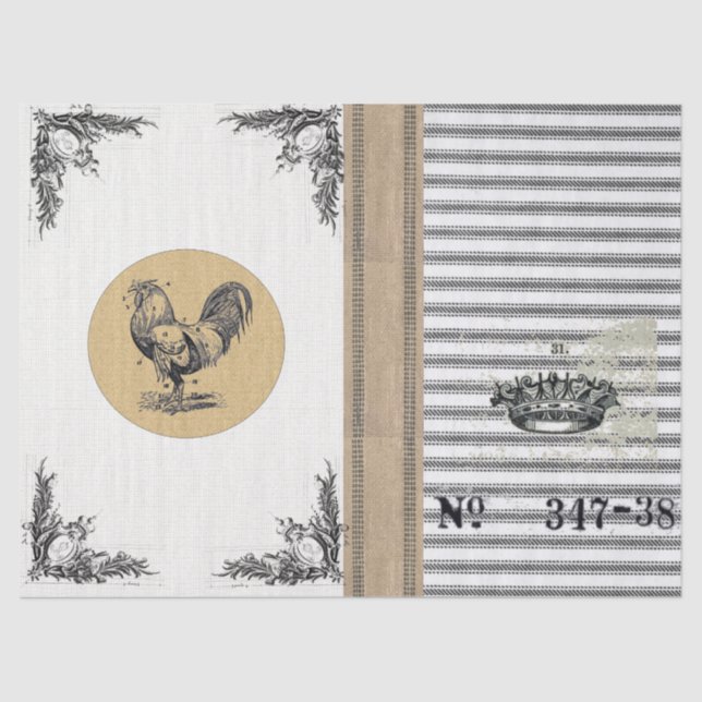 Papier Mousseline Tissu de coutil Pape de poulet de jute (Recto)