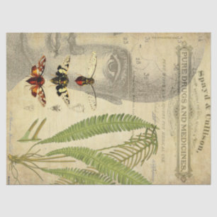 Papier Mousseline Tissu de Decoupage d'apothicaire