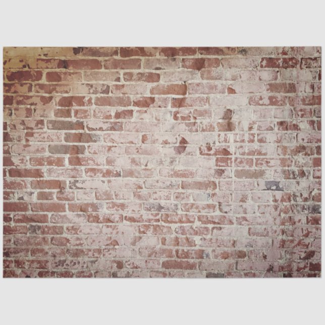 Papier Mousseline Tissu de découpage de la texture de brique (Recto)