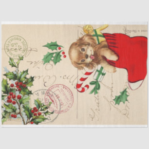 Papier Mousseline Tissu de découpage de Noël mou