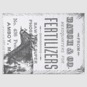 Papier Mousseline Tissu de Decoupage de vache à pays