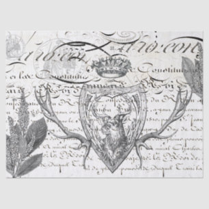 Papier Mousseline Tissu de Decoupage d'éphémères de mâle