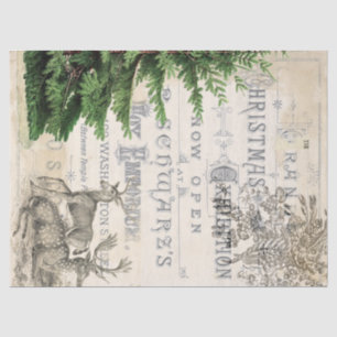 Papier Mousseline Tissu de découpage Ephémère de Noël