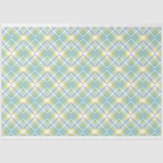 Papier Mousseline Tissu de découpage Pastel Plaid
