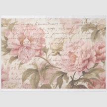 Tissu de pivoine, artisanat, papier décadrage