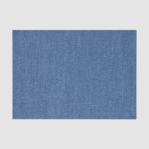 Papier Mousseline Tissu d'origine Mode bleue jean denim