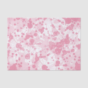 Papier Mousseline Tissu Faux Marble Blob -Plutôt Rose