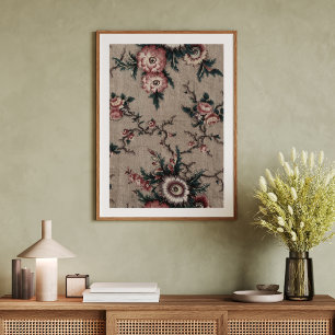 Papier Mousseline Tissu vintage avec tissu de découpage design flora