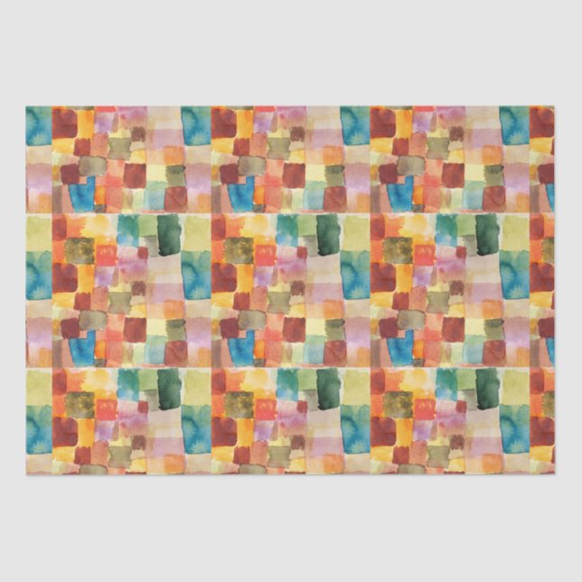 PAPIER MOUSSELINE TISSUE PAPER : PAUL KLEE : UNTITLED 1914 (Recto)