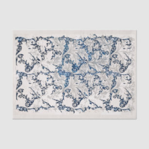 PAPIER MOUSSELINE TISSUE PAPIER : WILLIAM MORRIS : WALLFLOWER MOTIF