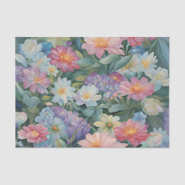 Papier Mousseline Tissus de décantation de l'balone et du corail (Recto)