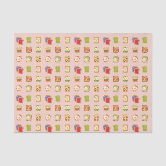 Papier Mousseline Toast pour brunch (Recto)