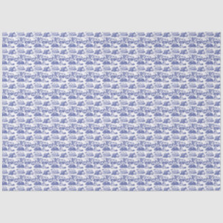 Papier Mousseline Toile bleu WHEATEN Terrier