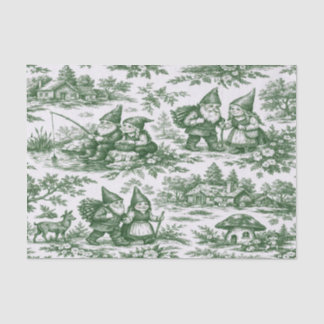 Papier Mousseline Toile de Jouy Gnome Tissue Paper