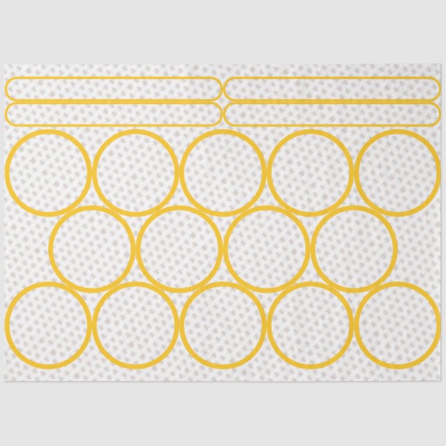 Papier Mousseline Topp épais d'abeilles (Recto)