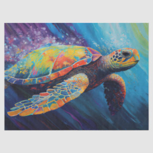 Papier Mousseline Tortue de mer