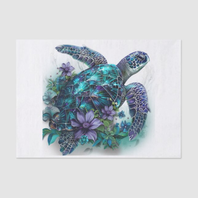 Papier Mousseline Tortue de mer6 (Recto)