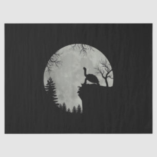 Papier Mousseline Tortue de mer verte Tortue de mer Howling Est Moon