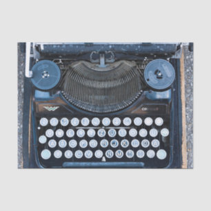 Papier Mousseline Touches d'ancienne machine à écrire 10lb Papier de