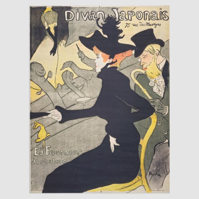 Papier Mousseline Toulouse-Lautrec - Divan Japonais (Créateur téléchargé)