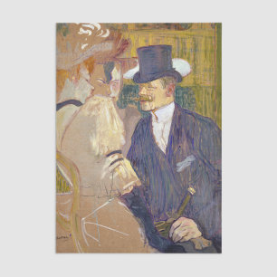 Papier Mousseline Toulouse-Lautrec - L'Anglais au Rouge