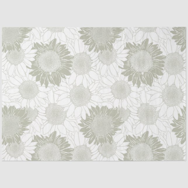 Papier Mousseline Tournesol (Recto)