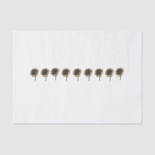 Papier Mousseline Tournesol Live, Rire, Amour (Recto)