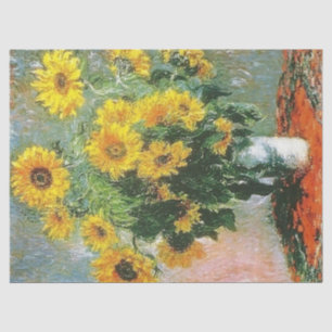 Papier Mousseline Tournesols par Claude Monet Tissue Paper