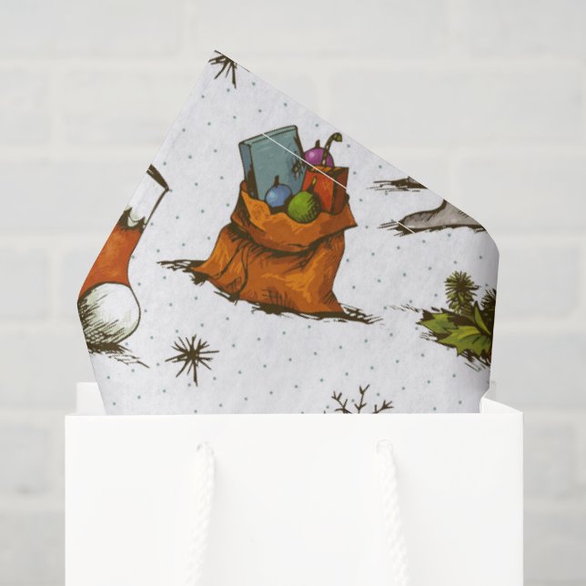 Papier Mousseline Tout ce qui est Noël (Sac cadeau)