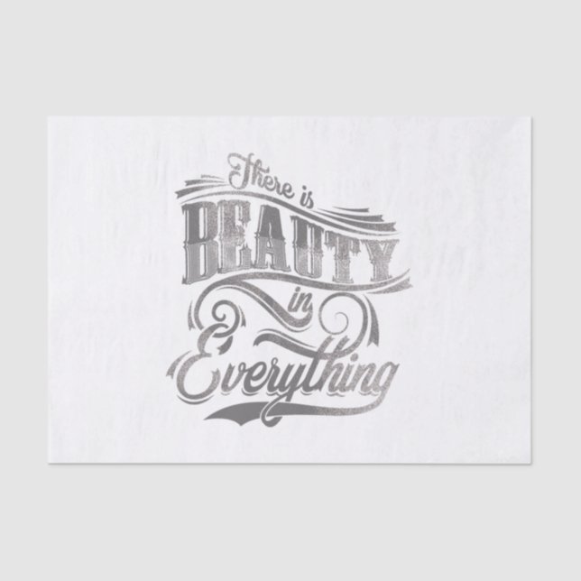 Papier Mousseline tout est beau (Recto)