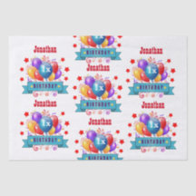 Toute année ADO Anniversaire Ballons colorés Z4