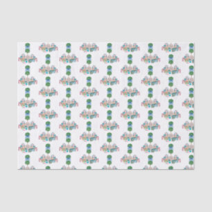 Papier Mousseline Toutes les occasions Chinoiserie Ginger Jar Topiar